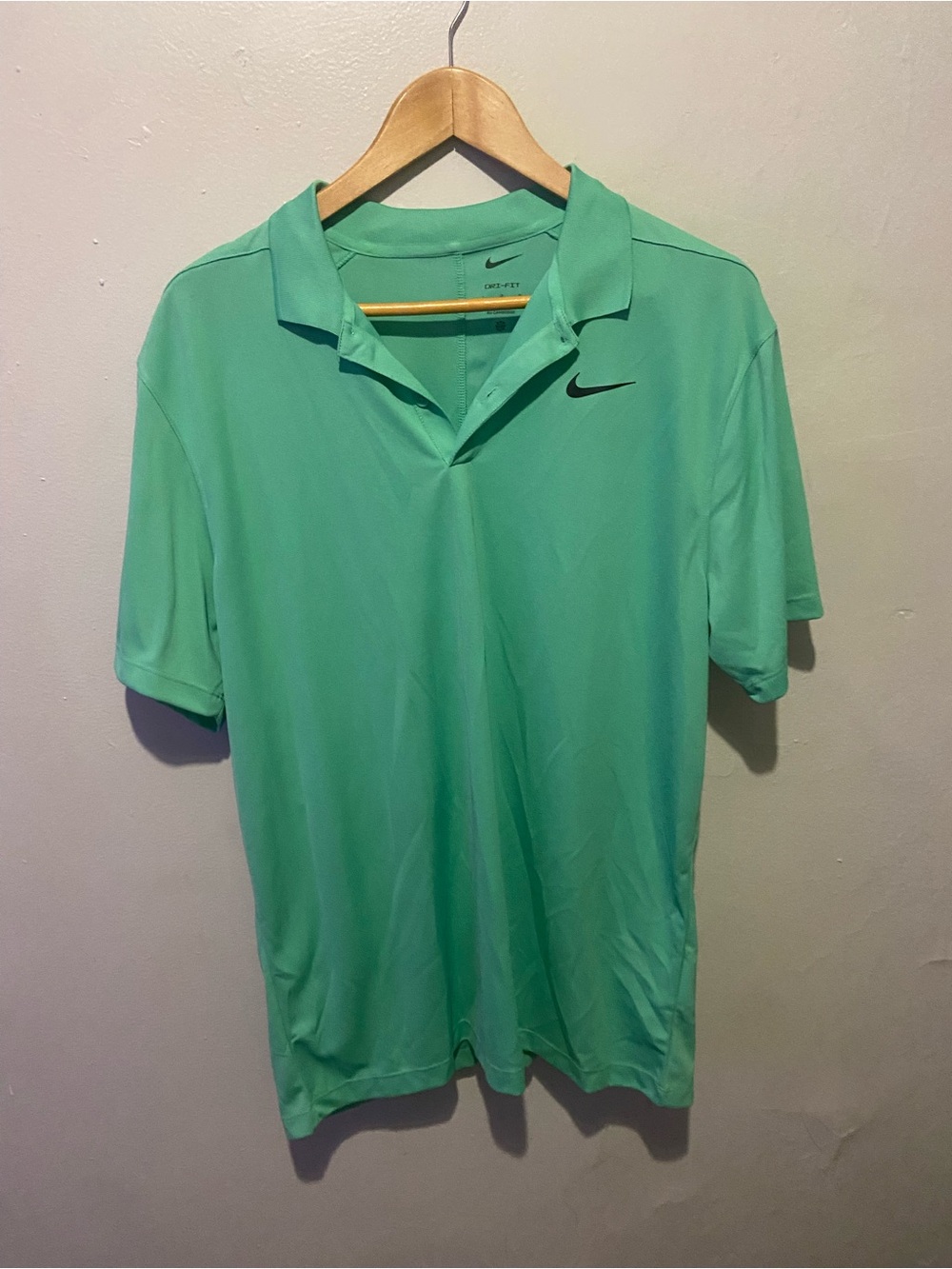 Nike Men’s Mint Green Dri-FIT Polo Shirt